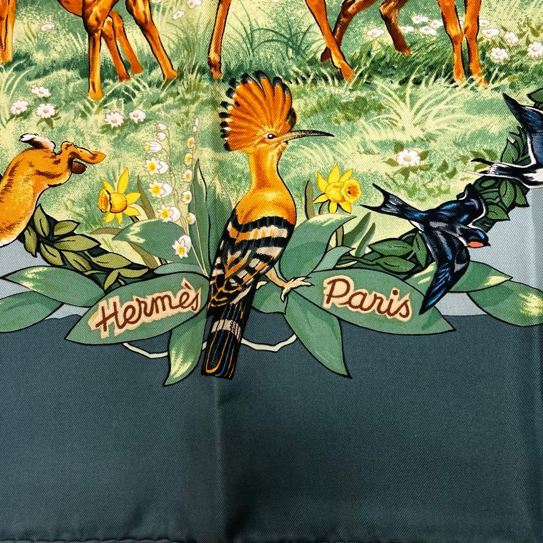 HERMES エルメス カレ90 Les Quatre Saisons 四季