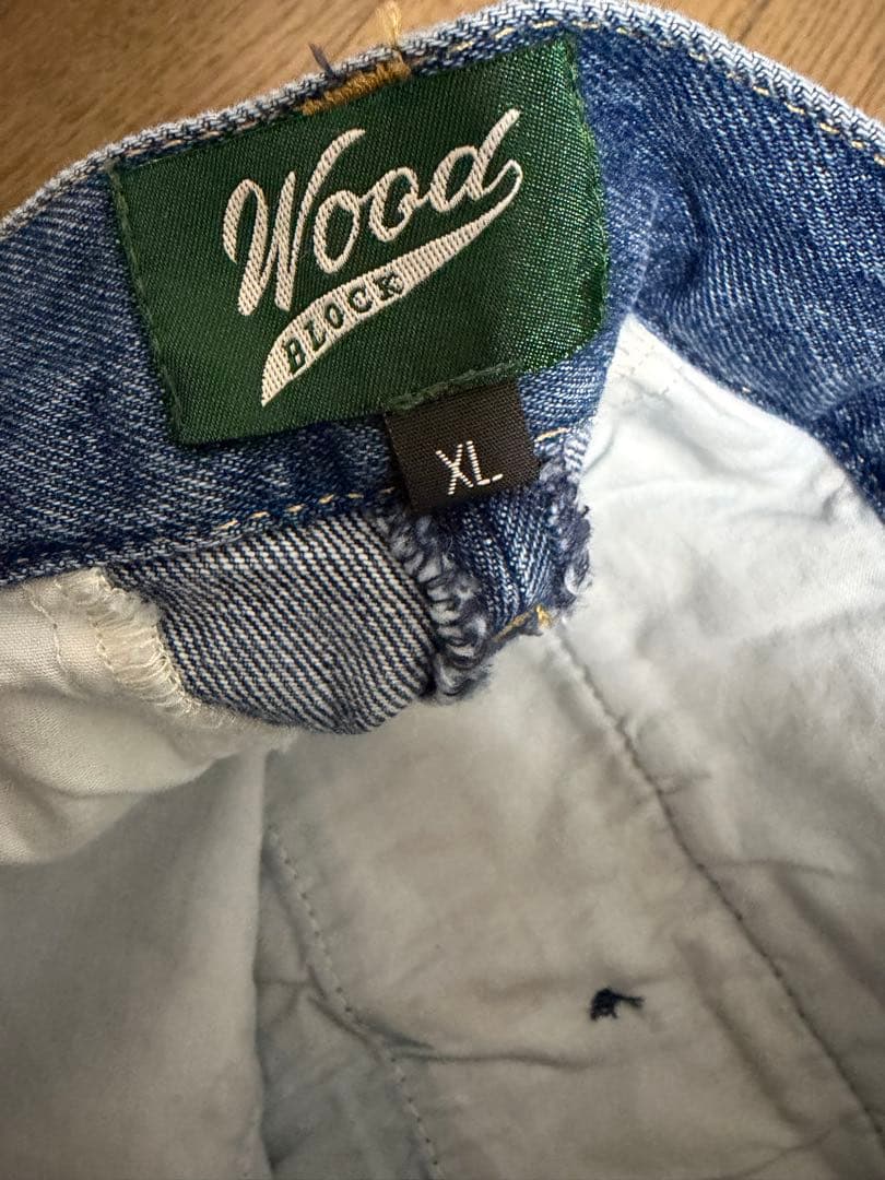 新品未使用　WOODBLOCK デニム　セットアップ
