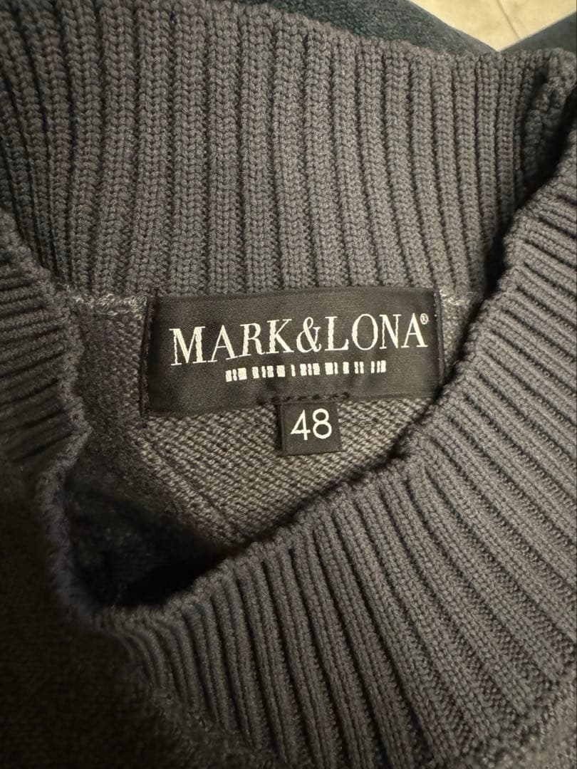 【美品】現行品　MARK & LONA グレー セーター　48(L)