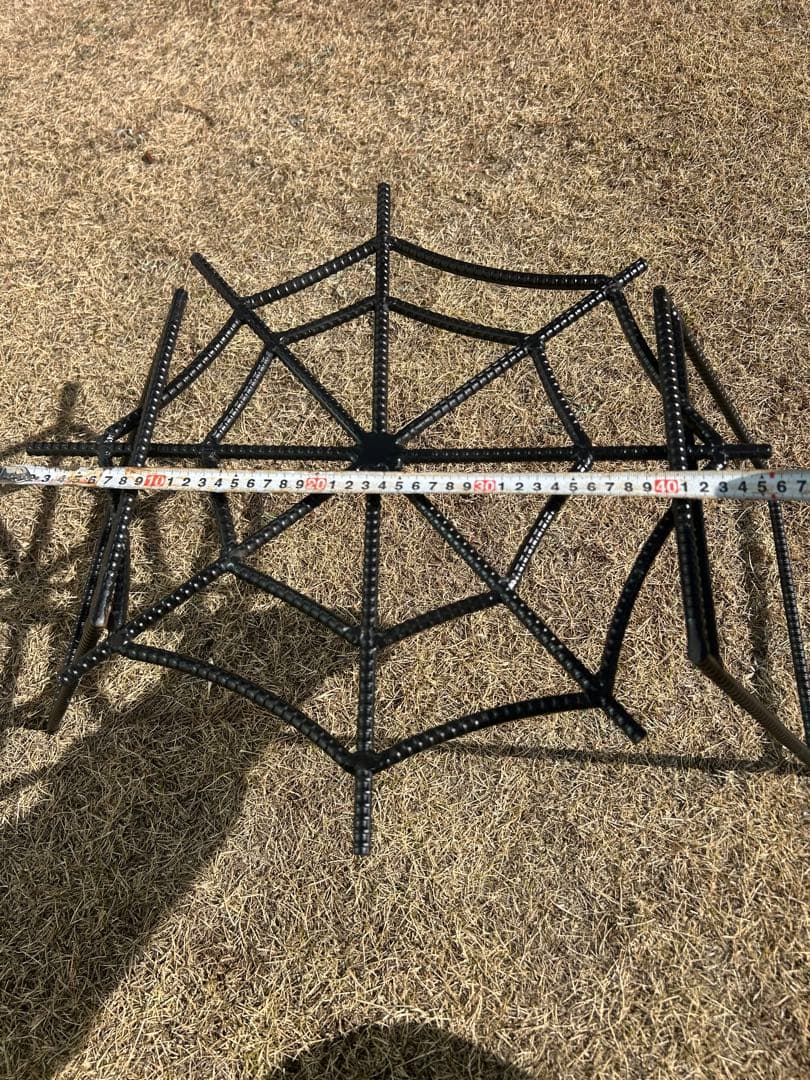 焚火ロストル　スパイダーロストル　アイアン　キャンプ　BBQ
