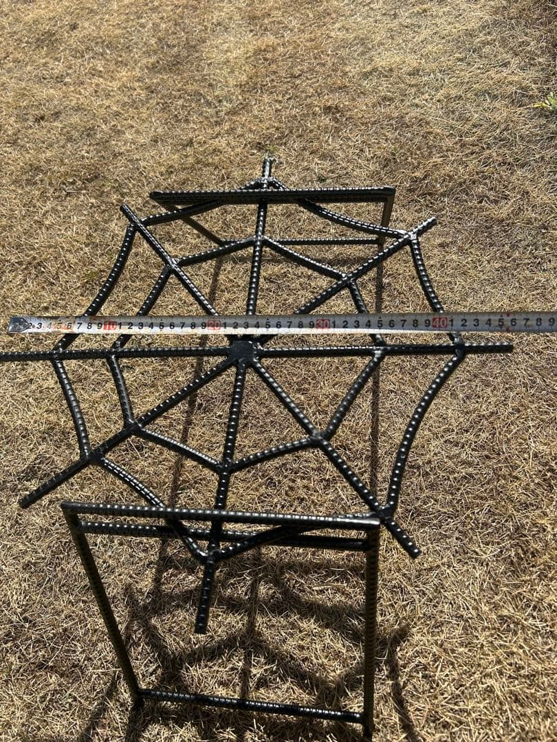 焚火ロストル　スパイダーロストル　アイアン　キャンプ　BBQ