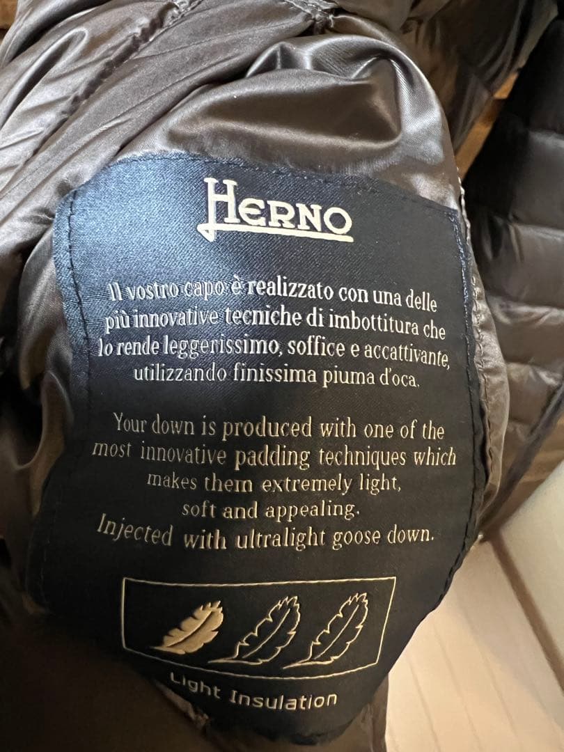 Herno ダウンベスト ダークブルー