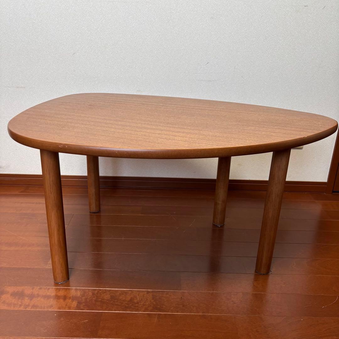 【訳あり品】【ウィドゥスタイル】センターテーブル　卵形