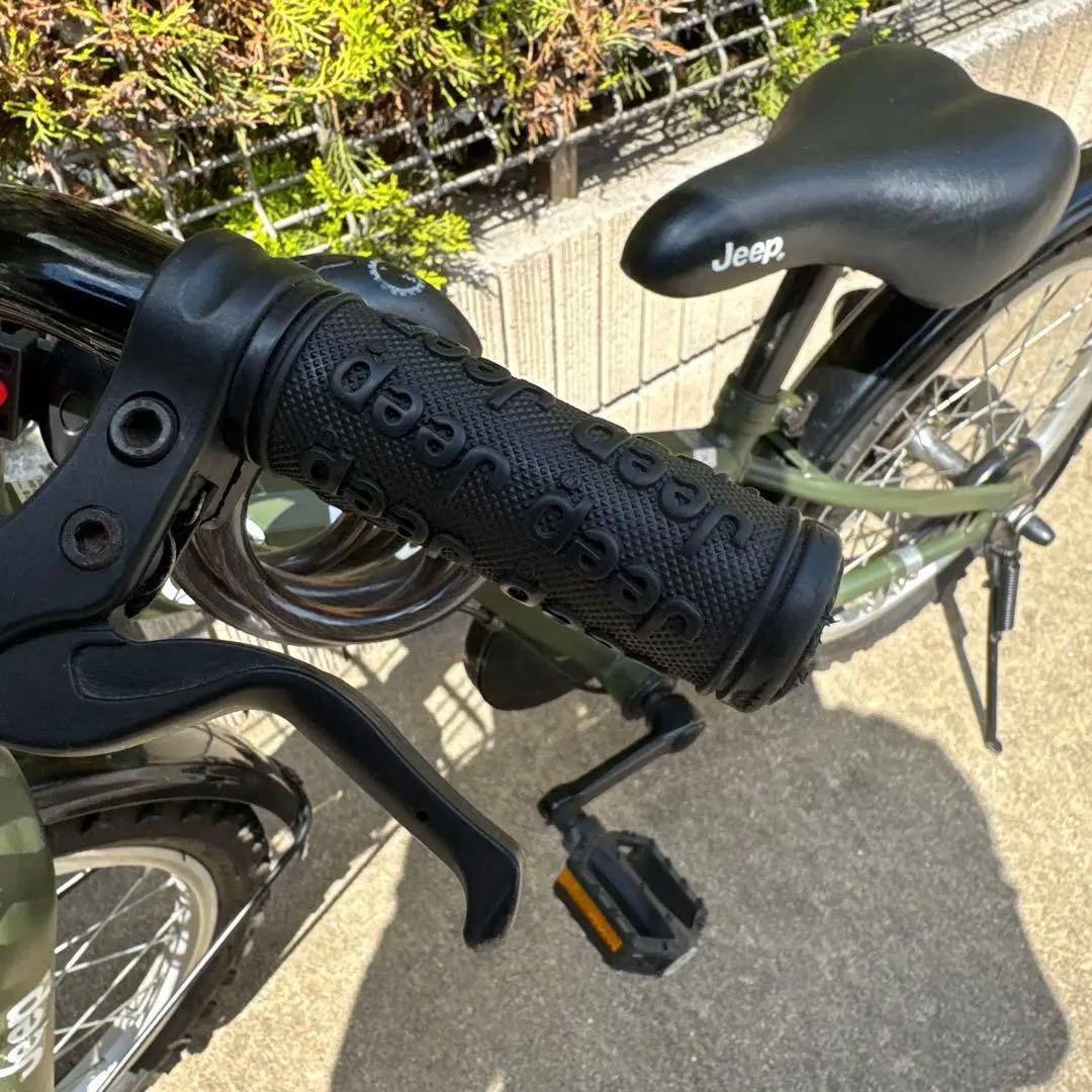 ✩Jeep✩ 子供用自転車 カゴ付き　18インチ　引き取り可能