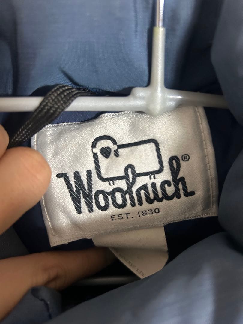 70's Woolrich ネイビー ブルーダウンベスト