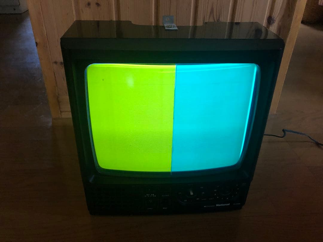 【希少】昭和白黒テレビアーケードゲームブラウン管モニター ナショナル　動作品