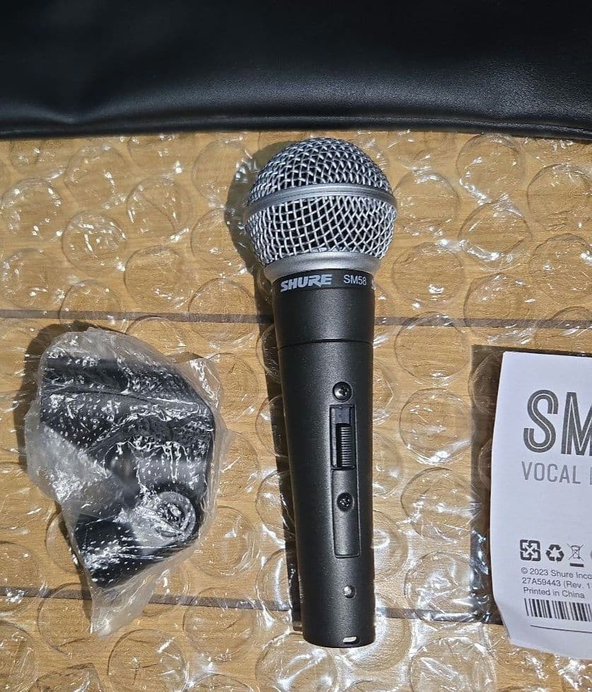 SHURE SM58 ダイナミックマイク スイッチ付き