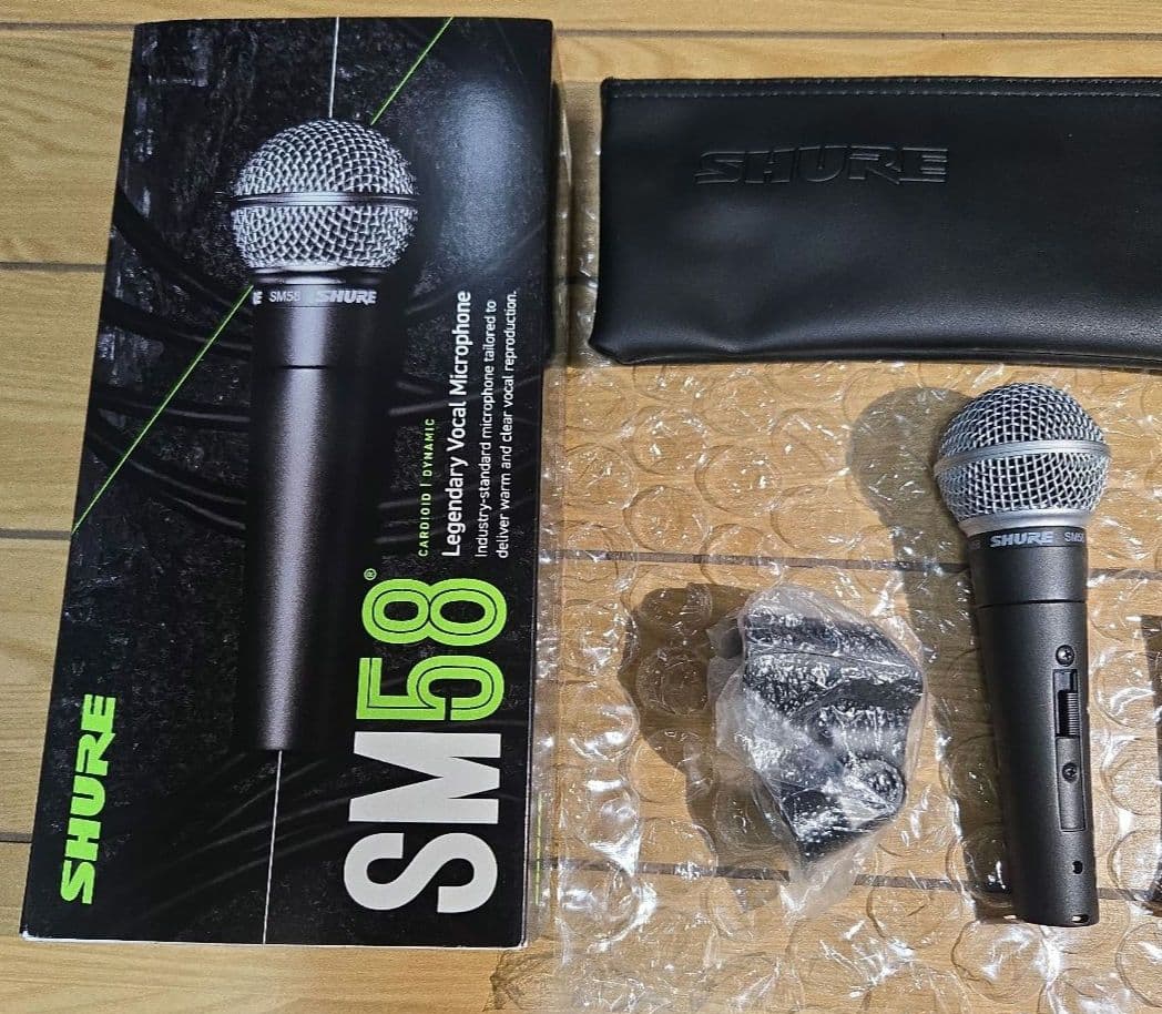 SHURE SM58 ダイナミックマイク スイッチ付き