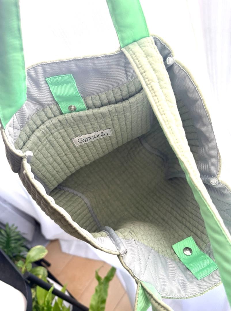 【美品】 Gypsophila ジプソフィア Town Bag(S)グリーン