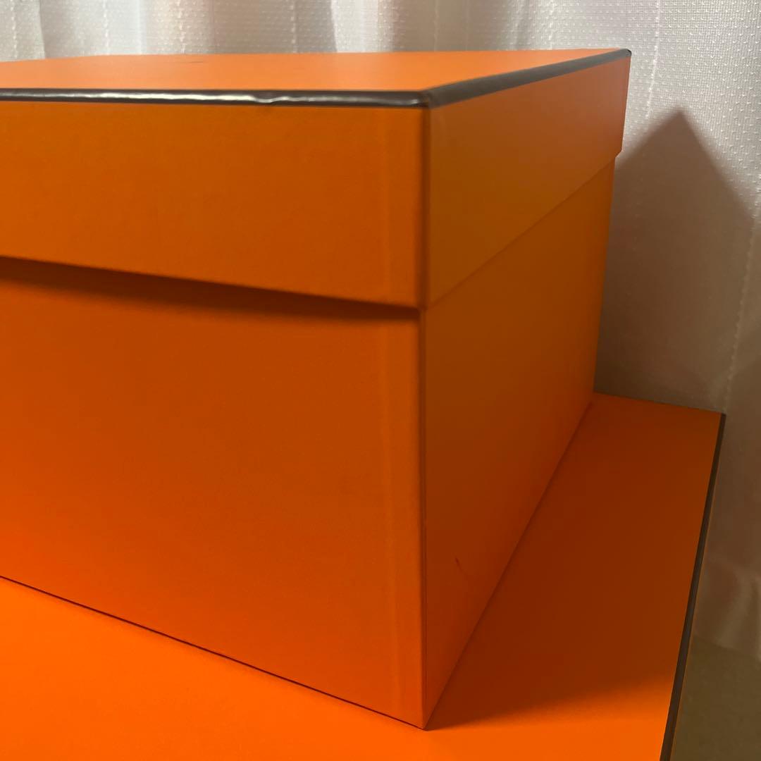 極美品！極太リボン/専用紙袋付き　ピコタンロック22 MM オレンジボックス