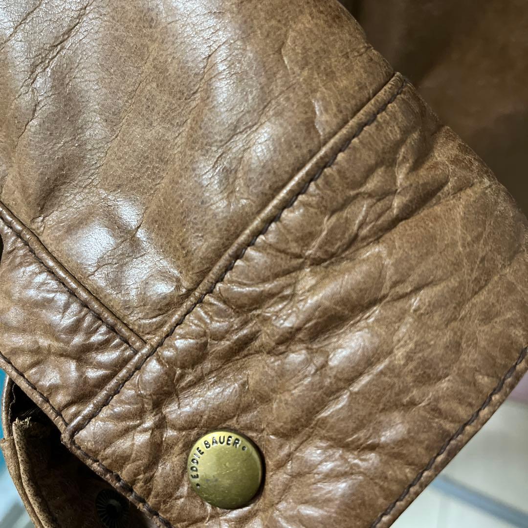 エディバウアー　Eddie Bauer 牛革　レザージャケット