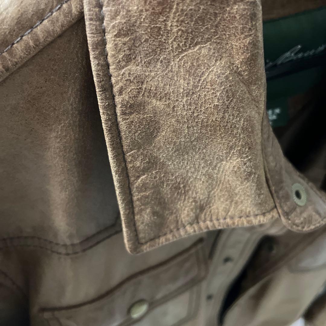 エディバウアー　Eddie Bauer 牛革　レザージャケット
