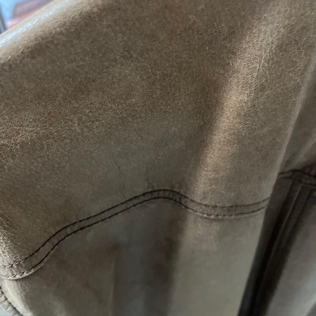 エディバウアー　Eddie Bauer 牛革　レザージャケット