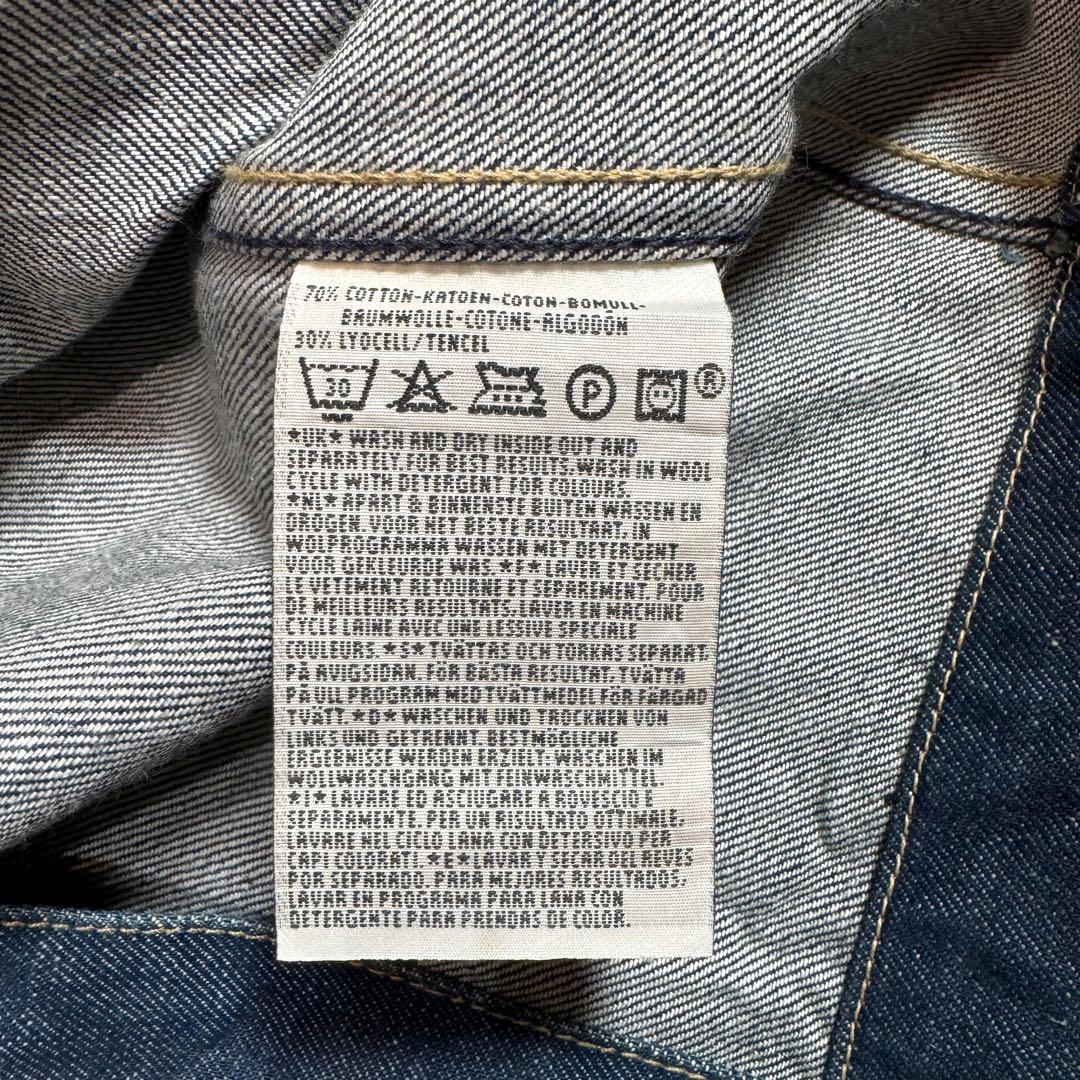 00s Euro Levis Engineered 立体裁断 デニムジャケット