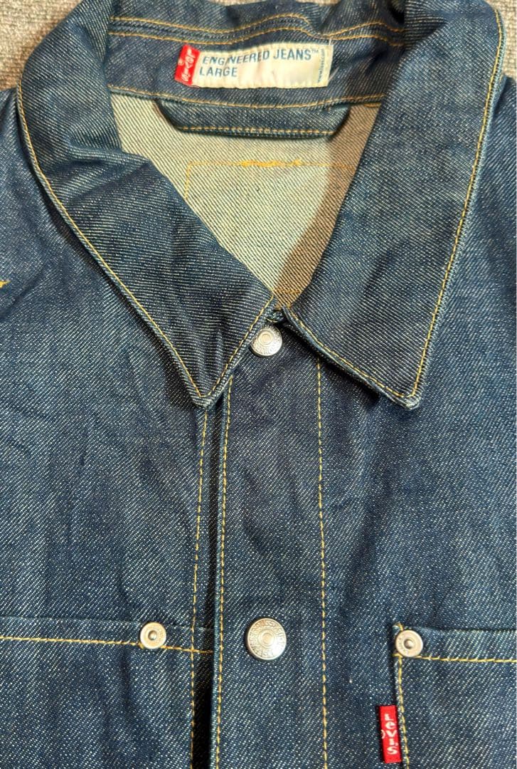 00s Euro Levis Engineered 立体裁断 デニムジャケット