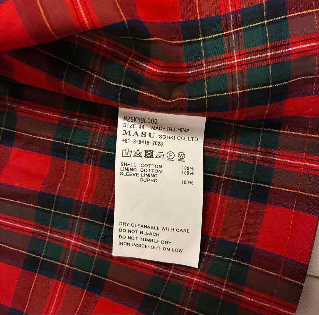 ほぼ新品　25ss MASU knight swing top 44サイズ
