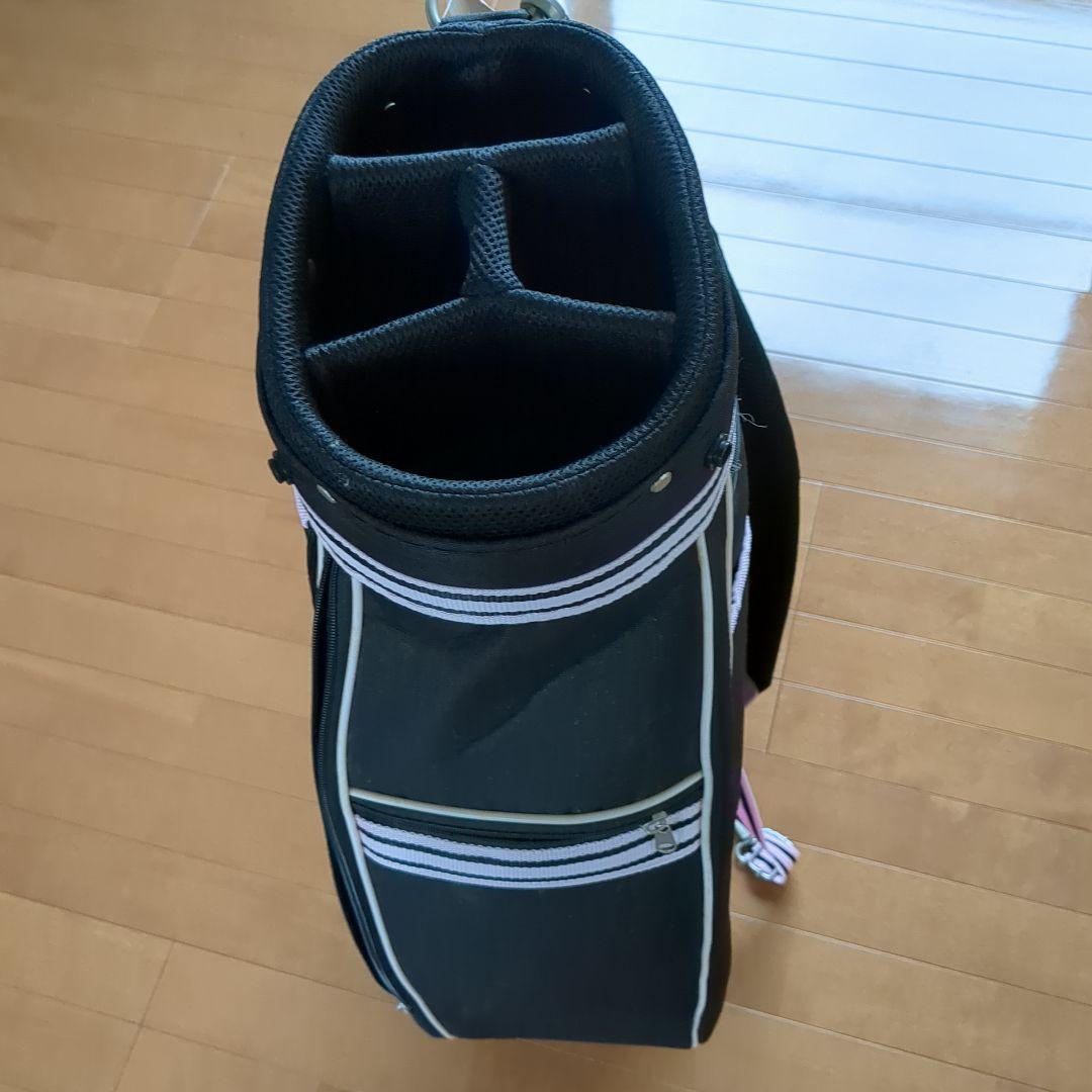 Fitway キャディバッグ ブラック/ピンク 2.3kg
