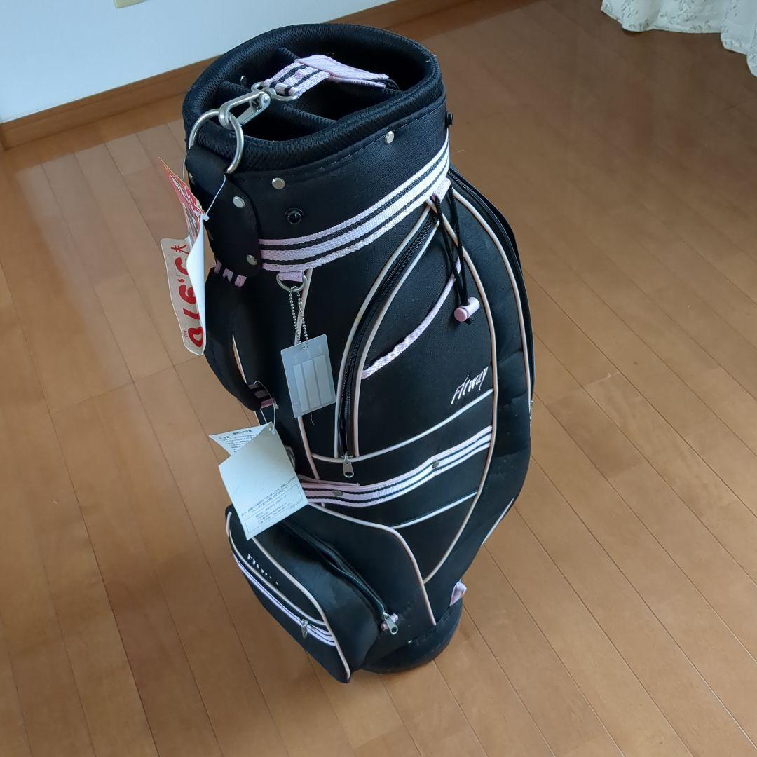Fitway キャディバッグ ブラック/ピンク 2.3kg