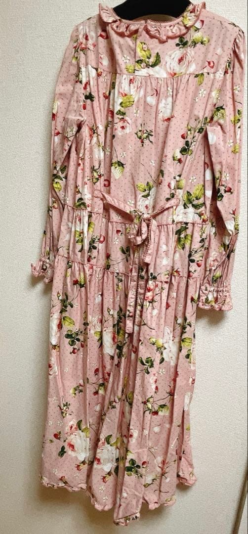 ピンクハウス2023AW berry rose ベリーローズ　ミディワンピース