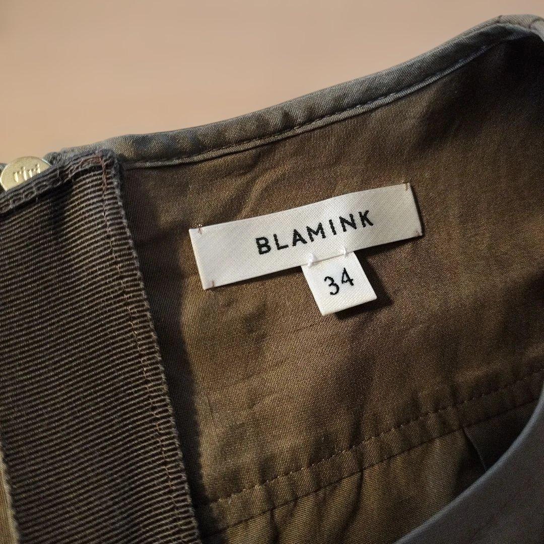 ブラミンク　BLAMINK　オーバーサイズ　ブラウス　34　定価93500円