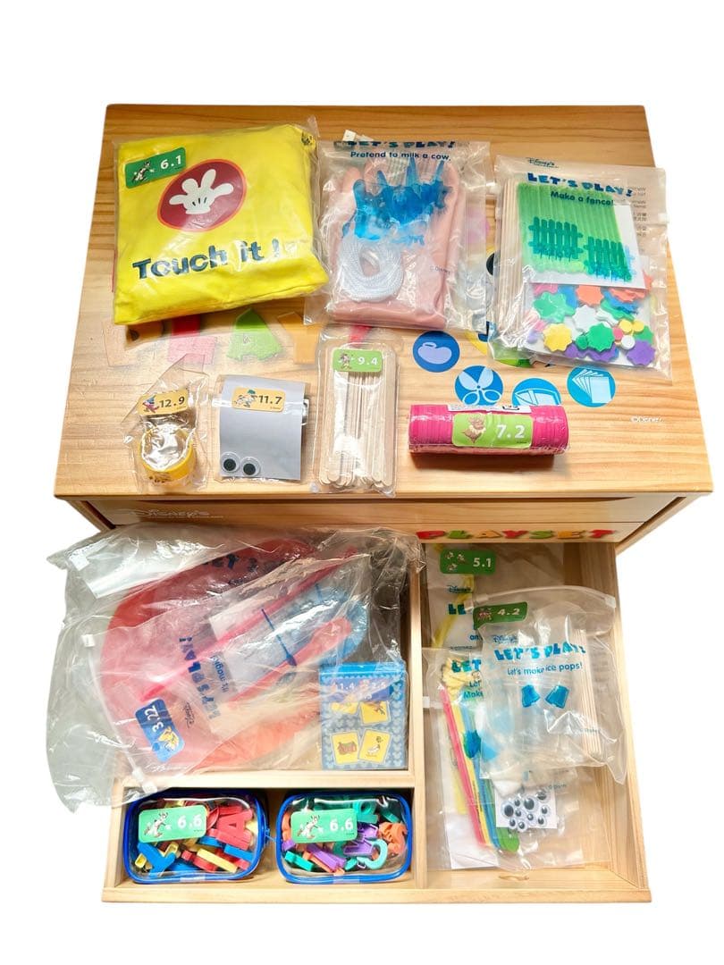 レッツプレイ　DWE ディズニー英語システム　プレイセット　DVD 未開封品多数