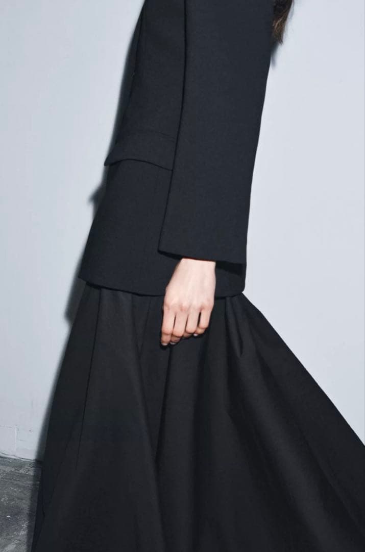 新品タグ付23000円！ZARA ザラ＊コントラストブレザーワンピース　M