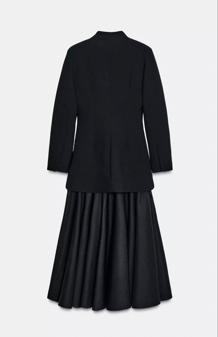 新品タグ付23000円！ZARA ザラ＊コントラストブレザーワンピース　M