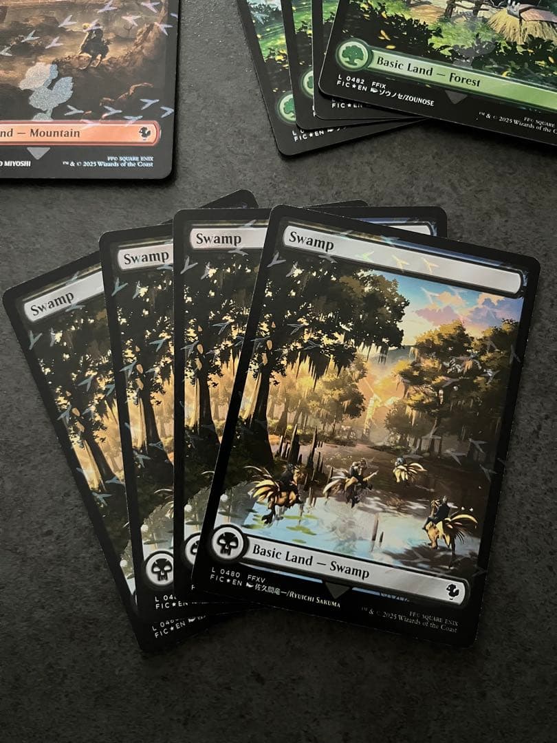 MTG マジック ザ ギャザリング チョコボバンドル 基本土地 foil 20枚