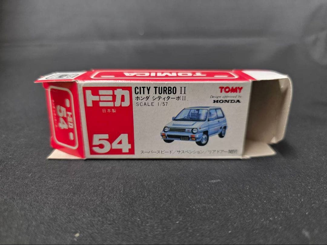 トミカ赤箱54 ホンダシティターボⅡ(日本製)小田急レア