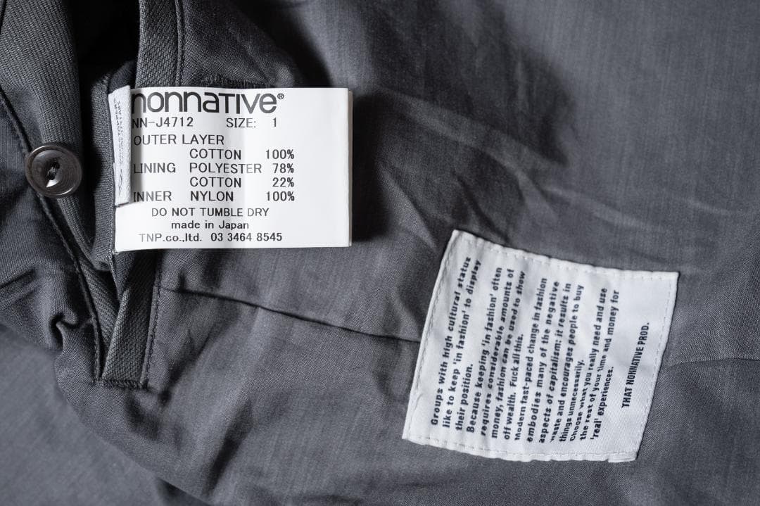 nonnative 25AWセットアップ NN-J4712 NN-P4708