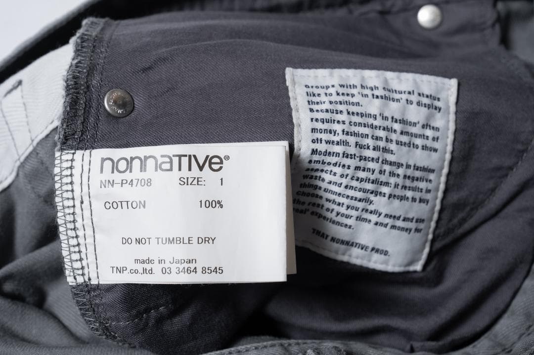 nonnative 25AWセットアップ NN-J4712 NN-P4708