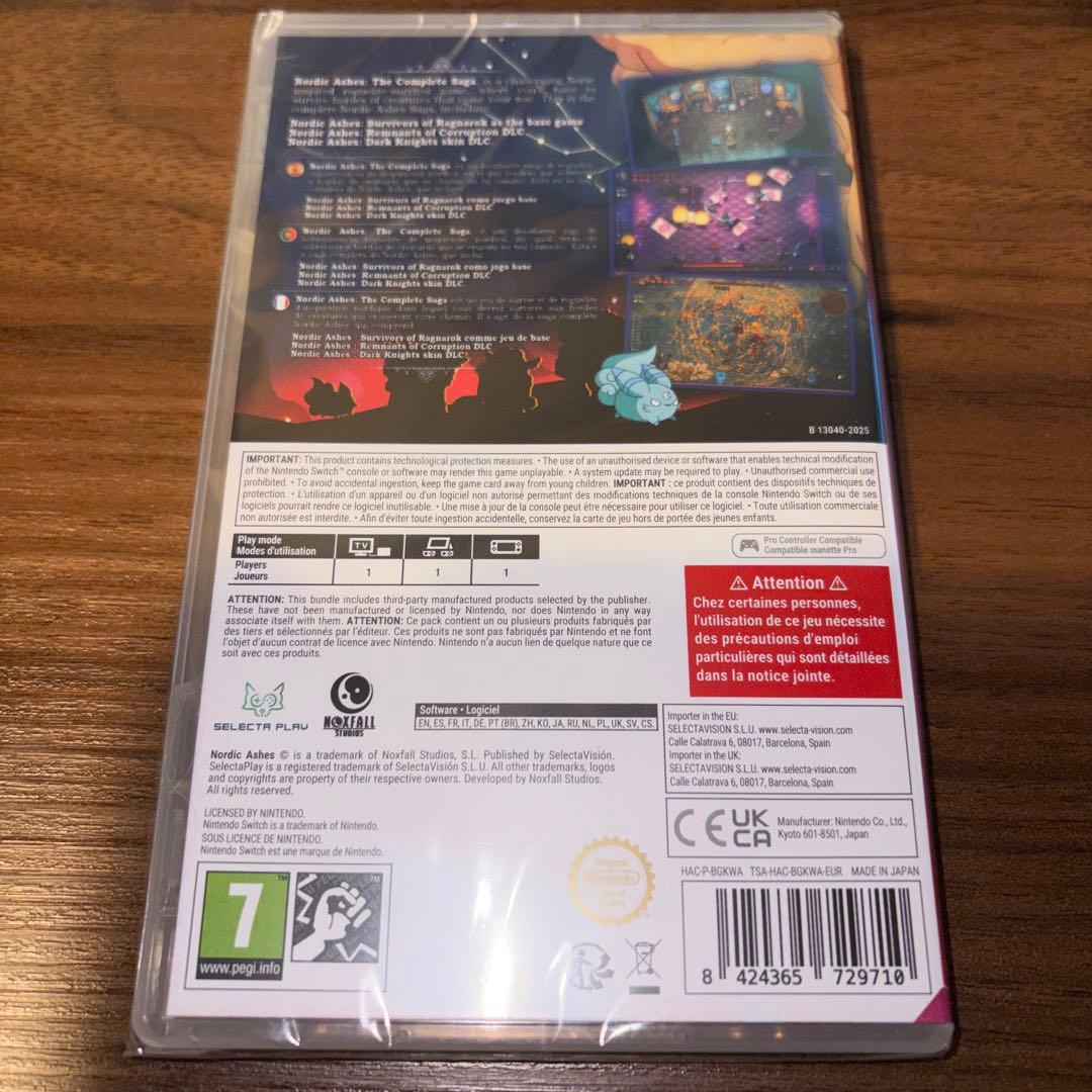 Nintendo Switch Nordic Ashes switch