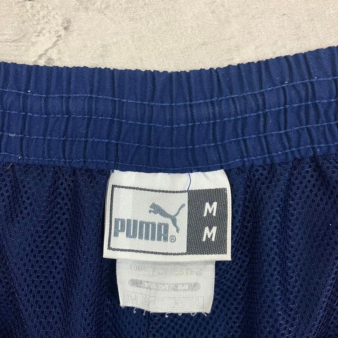 00s PUMA グレミオFBPA トレーニングパンツ 古着 刺繍ロゴ 紺 M