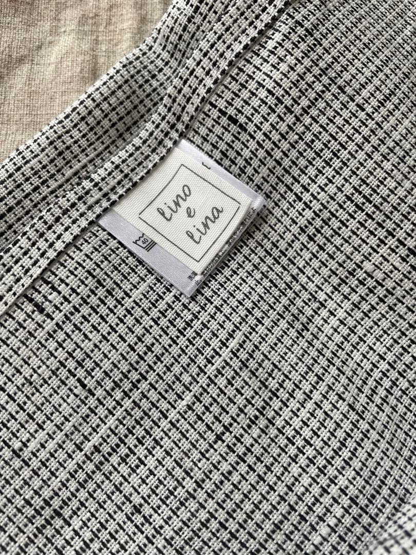 新品　Lino e Lina リーノエリーナ　麻リネンエプロン