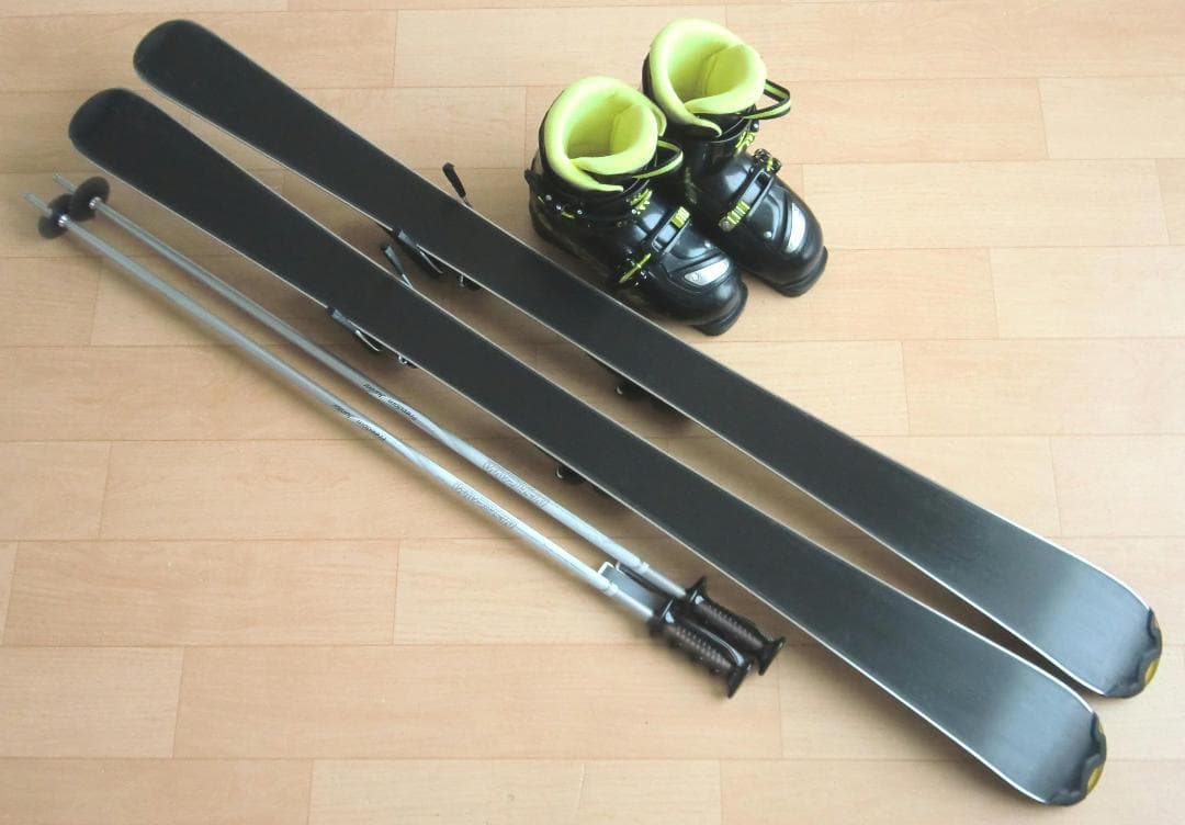 ■■送料無料■HEAD■ジュニア用スキーフルセット■板127靴23■WAX済■■