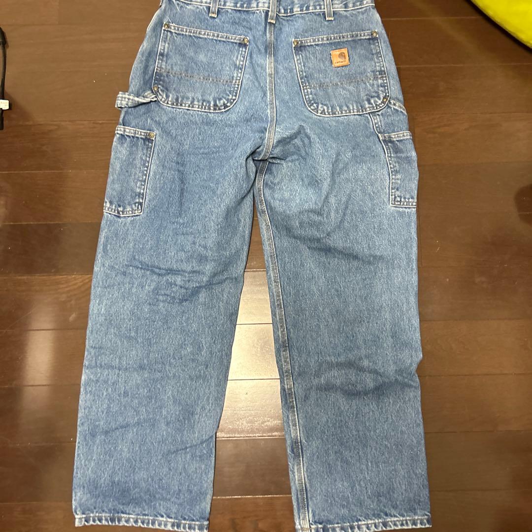 carhartt ダブルニーデニム34×30 made in Mexico