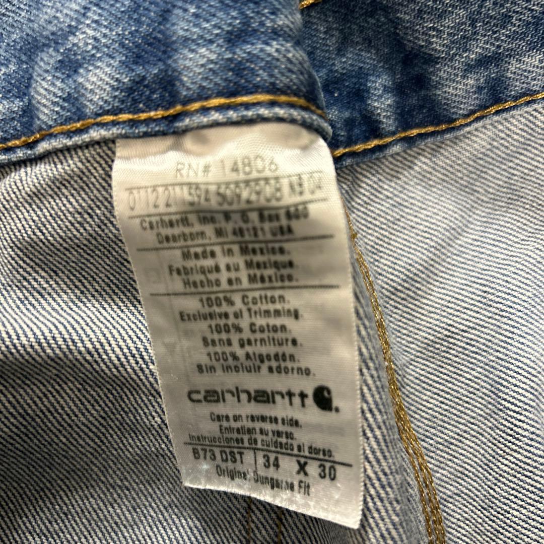 carhartt ダブルニーデニム34×30 made in Mexico