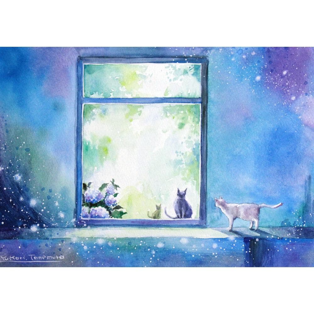 ミズモさま専用（原画）夜の軌跡 ほか　2点おまとめ