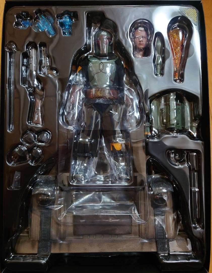 【美品】 ホットトイズ ボバ・フェット（リペイント・アーマー版）＆玉座