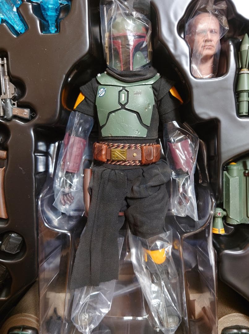 【美品】 ホットトイズ ボバ・フェット（リペイント・アーマー版）＆玉座