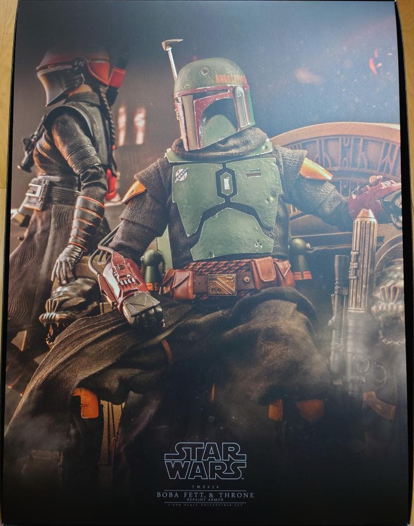 【美品】 ホットトイズ ボバ・フェット（リペイント・アーマー版）＆玉座