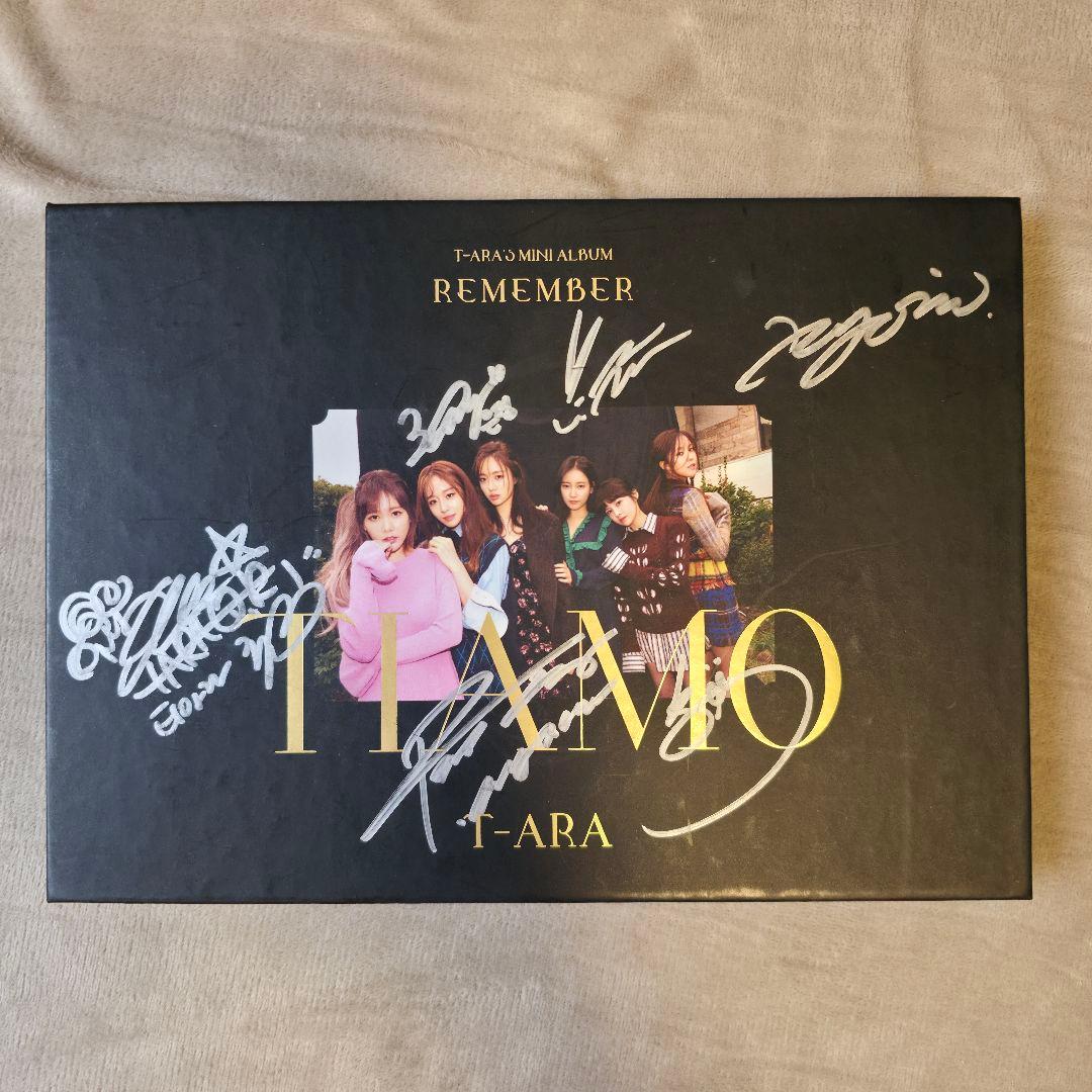 【非売品】 T-ARA 6人でのラストアルバム\"REMEMBER\" 直筆サイン