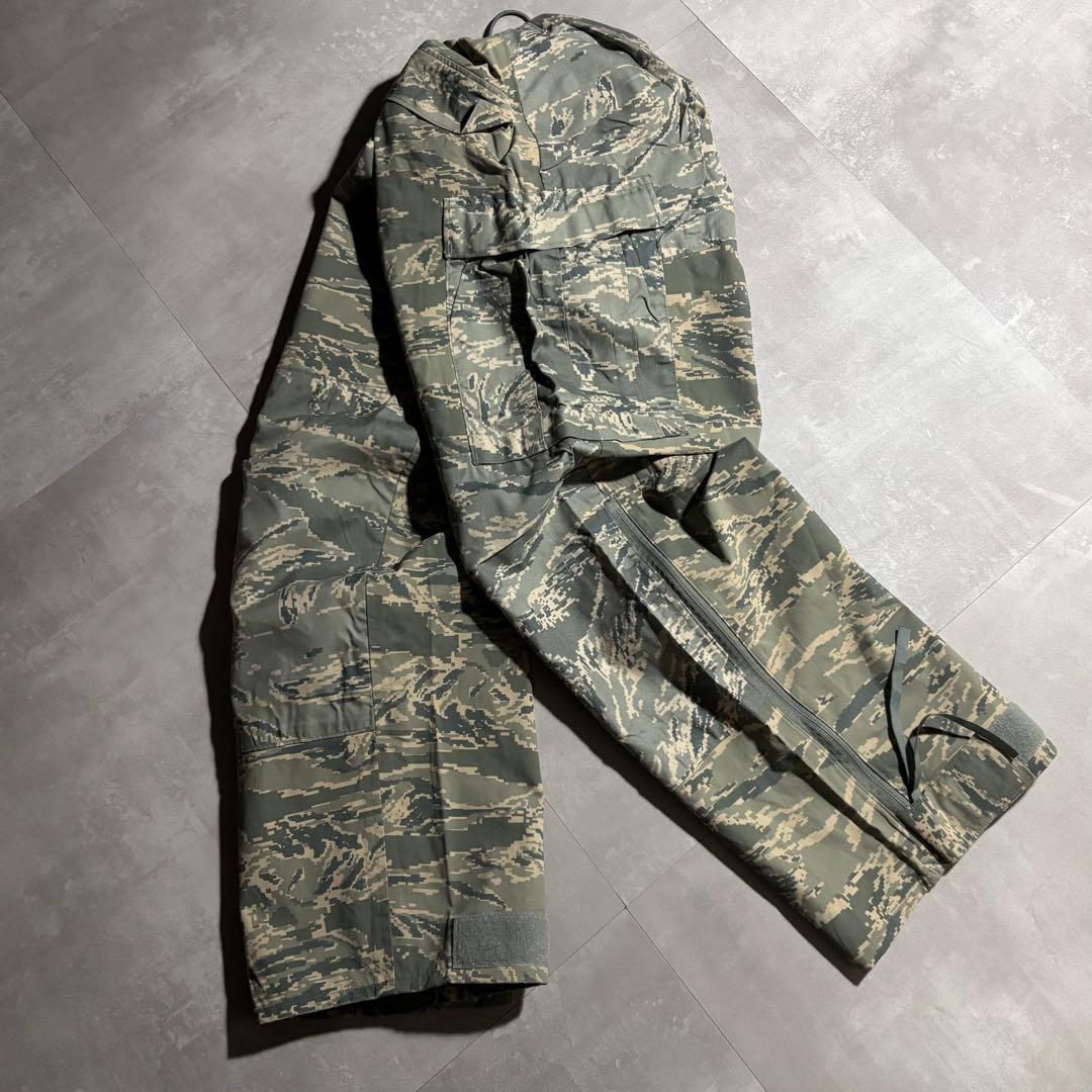 00s 鬼ワイド　米軍実物　USAF デジタルタイガー　ゴアテックスパンツ 迷彩