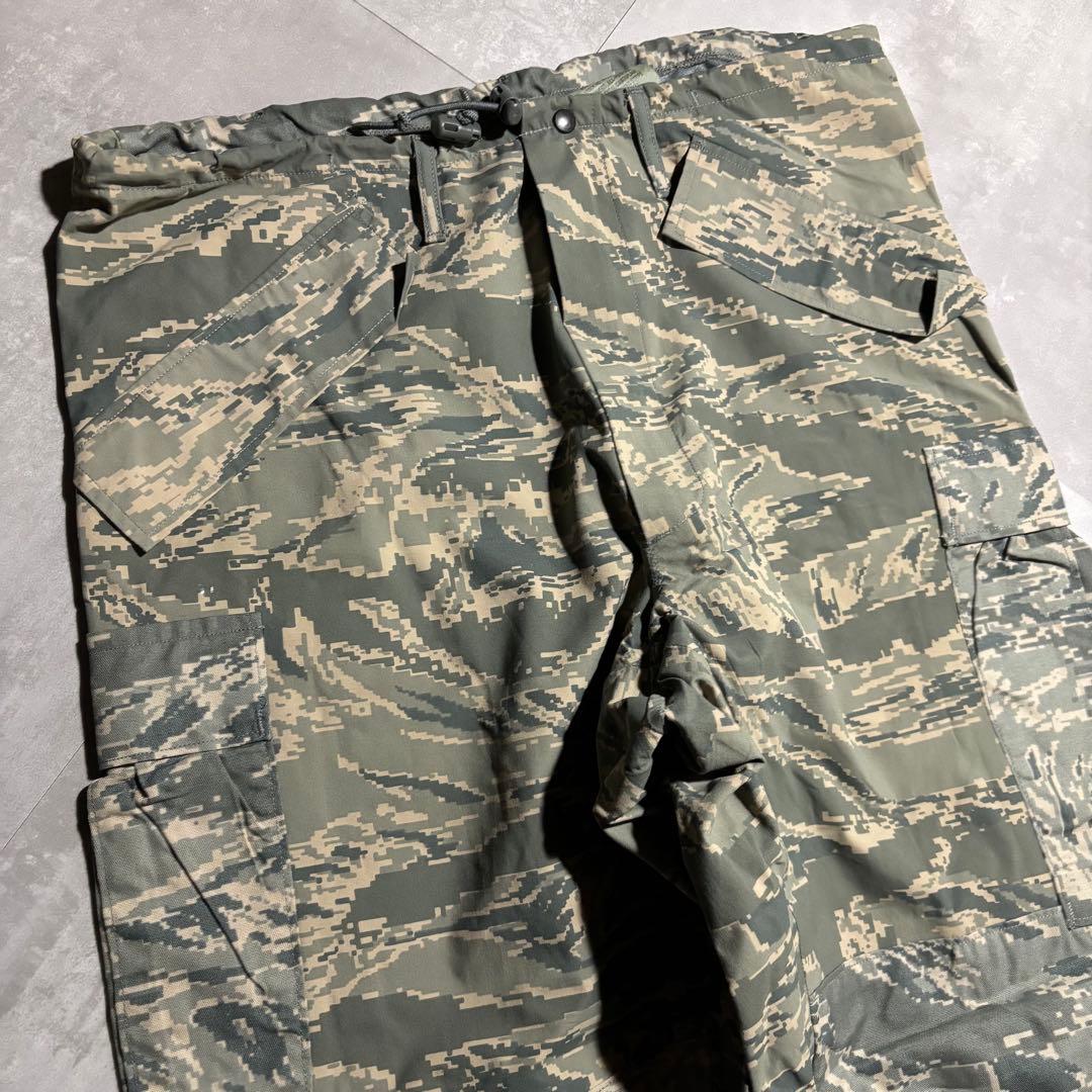 00s 鬼ワイド　米軍実物　USAF デジタルタイガー　ゴアテックスパンツ 迷彩