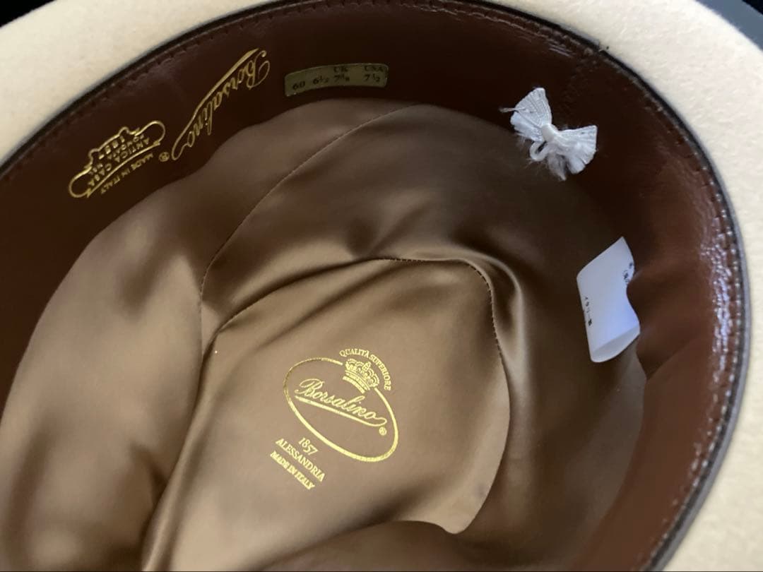 【激レア】BORSALINO ラビットファー ハット us7-1/2