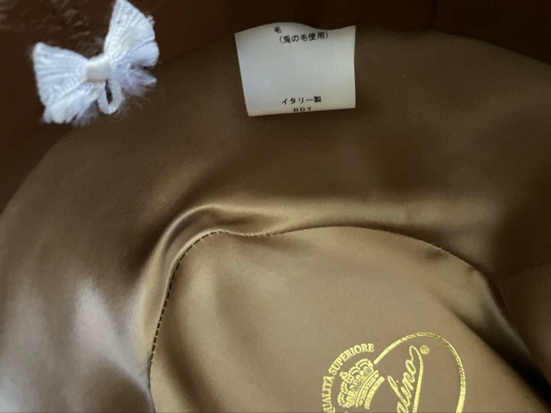 【激レア】BORSALINO ラビットファー ハット us7-1/2