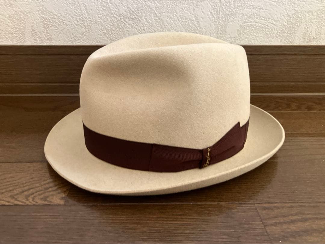 【激レア】BORSALINO ラビットファー ハット us7-1/2