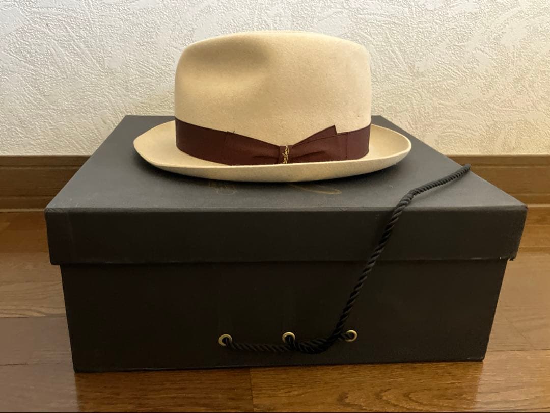 【激レア】BORSALINO ラビットファー ハット us7-1/2