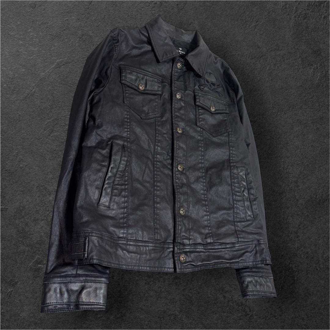 Archive コーティングデニムジャケット darkwear opium