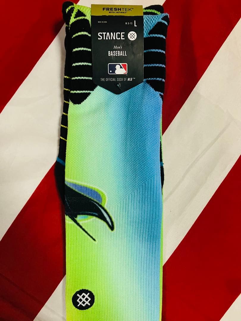 stance socks タンパベイ•レイズ　Rays球団創設　20周年　モデル
